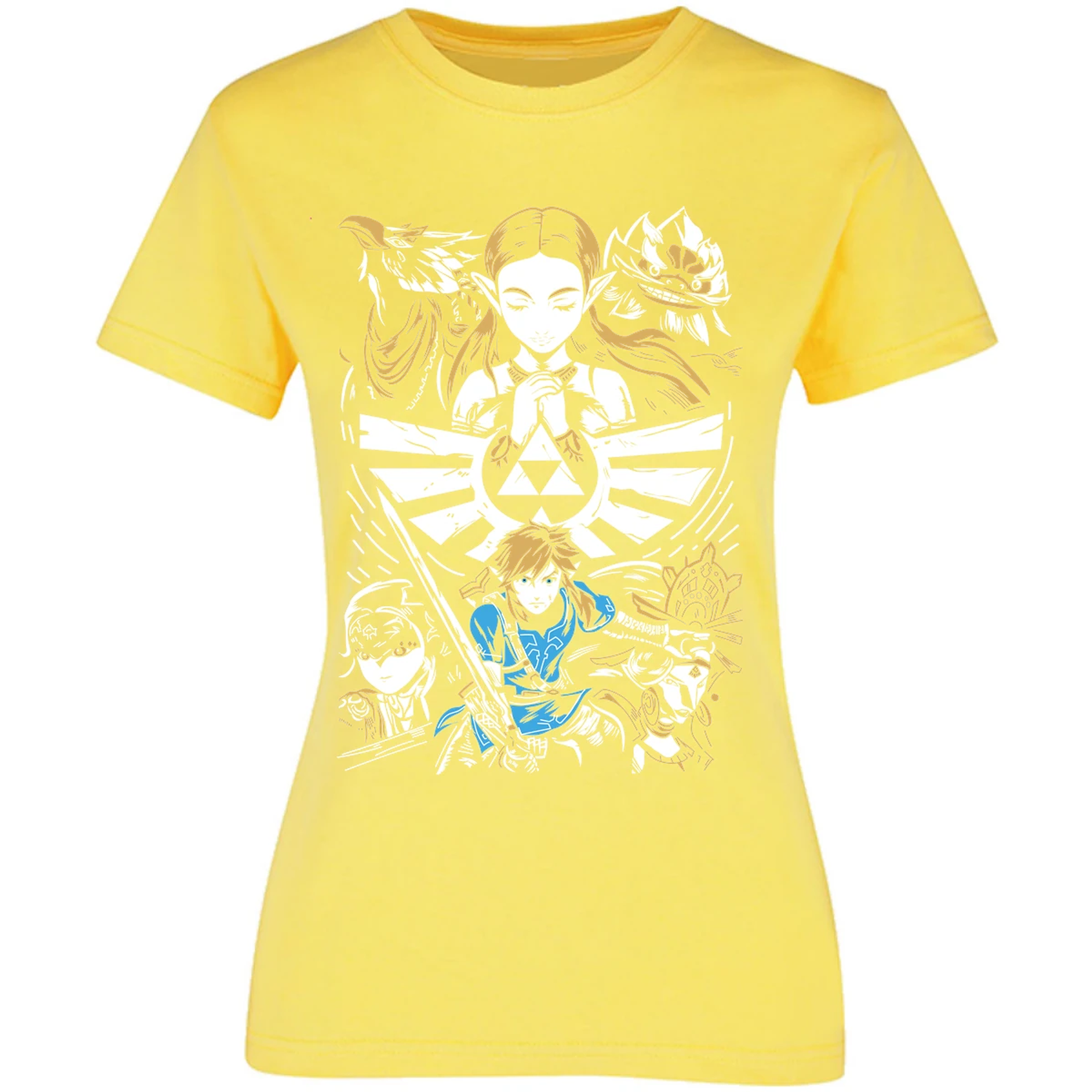 Blusa The Leyend Of Zelda Diseo Link Y Zelda Blusa para Mujer 9
