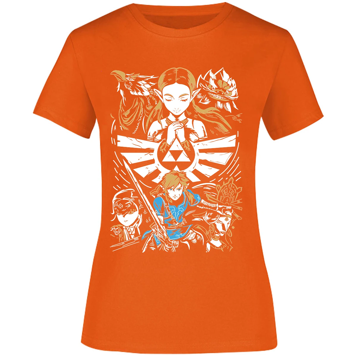 Blusa The Leyend Of Zelda Diseo Link Y Zelda Blusa para Mujer 12