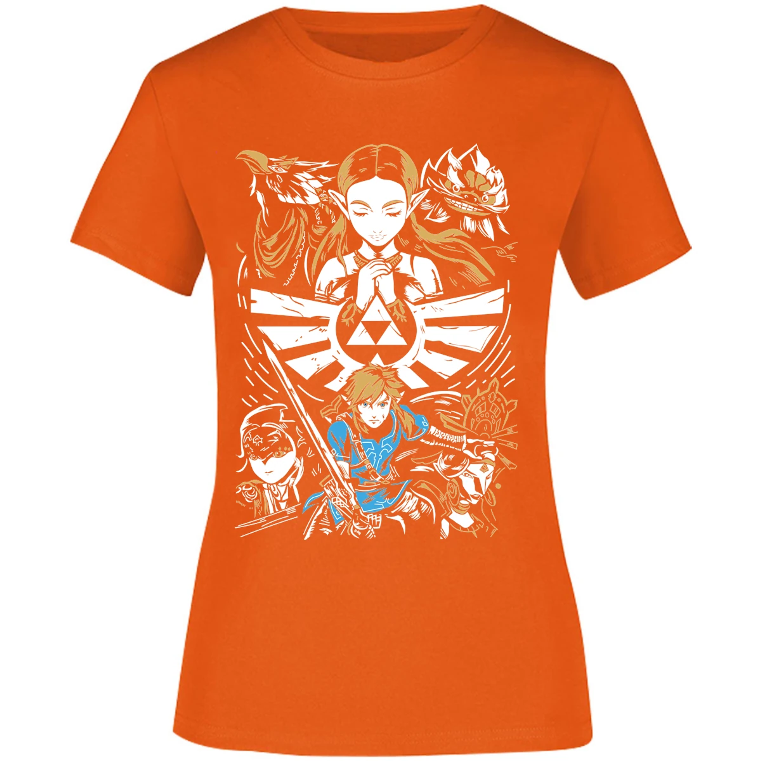 Blusa The Leyend Of Zelda Diseo Link Y Zelda Blusa para Mujer 12