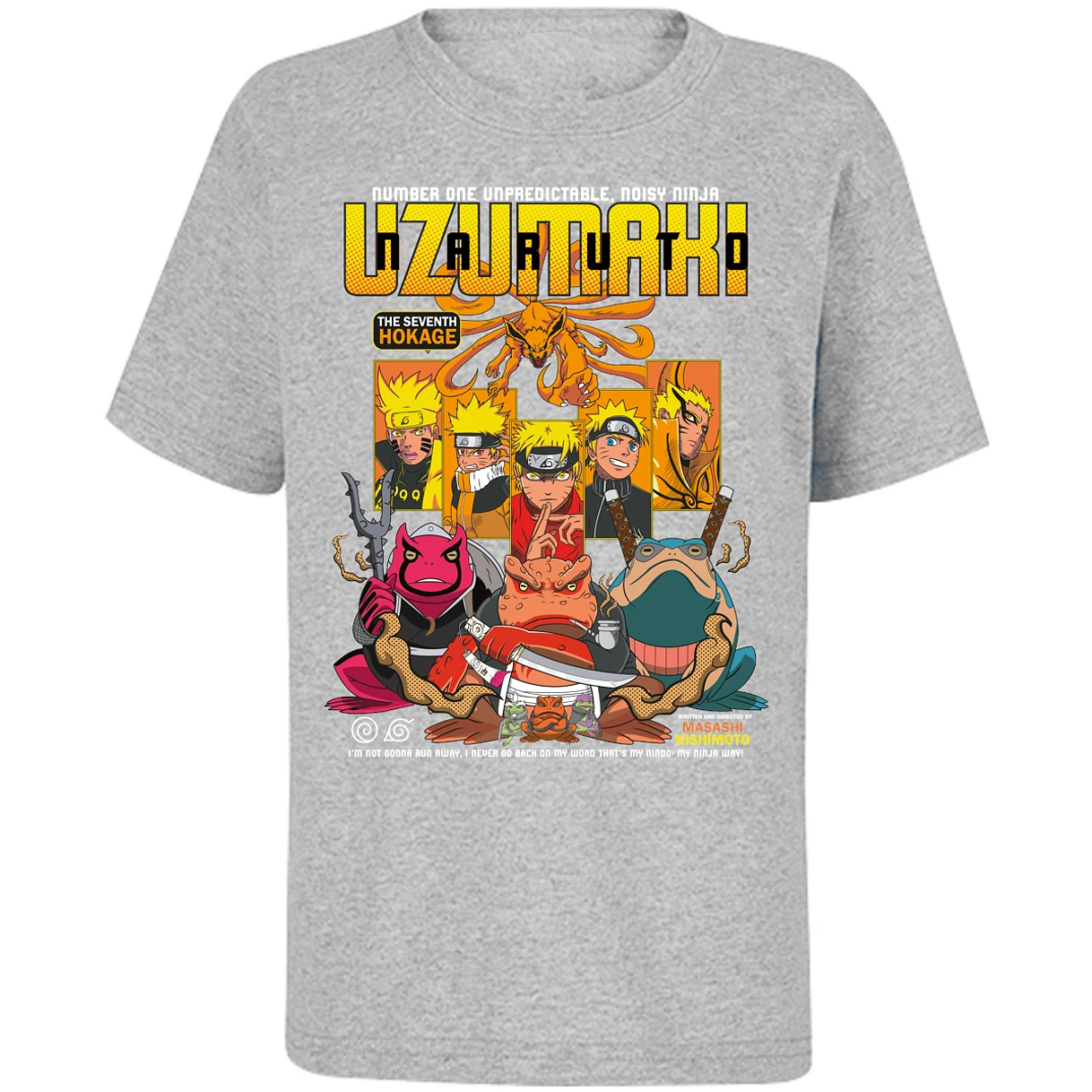 Playera Naruto Naruto Anime para Niño 11