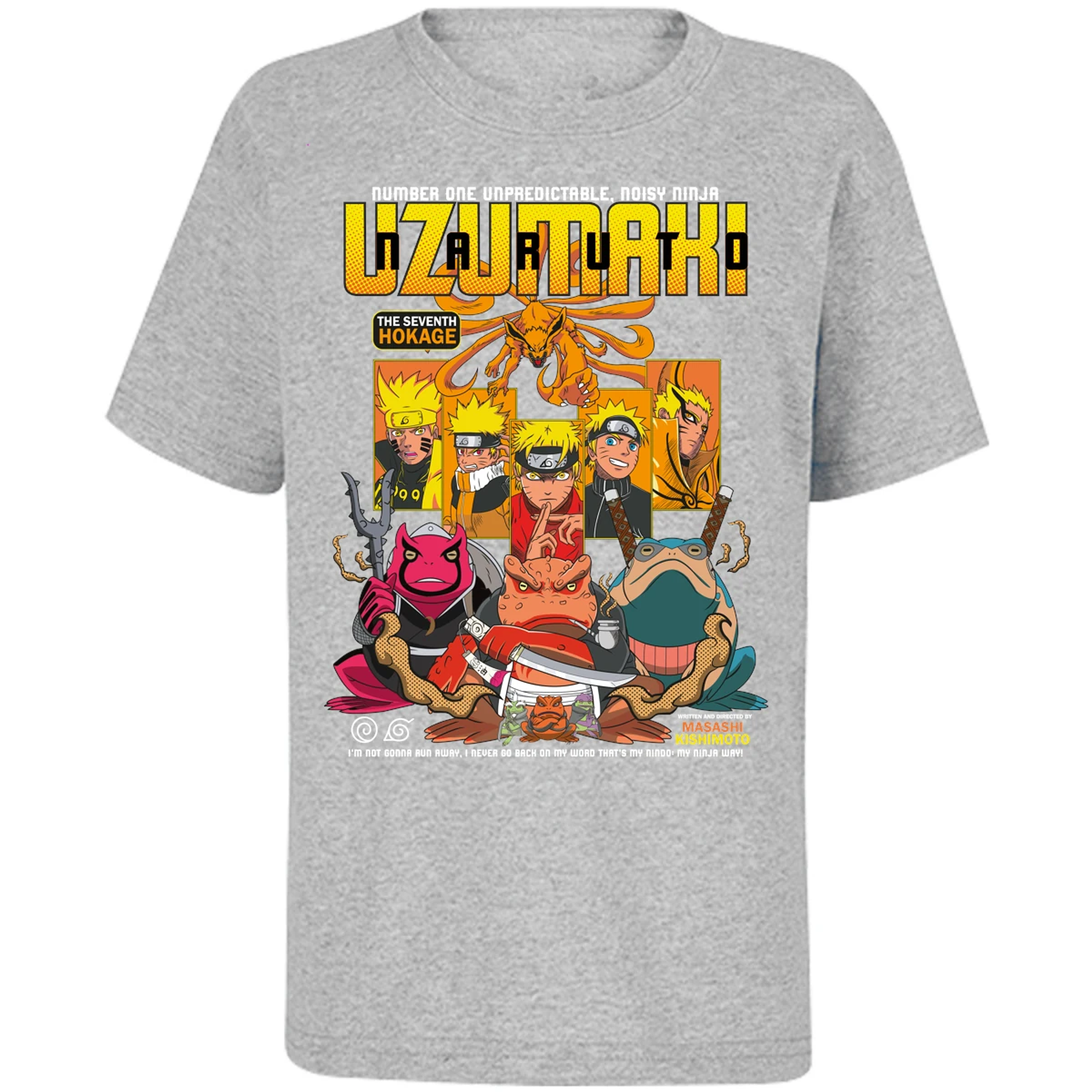 Playera Naruto Naruto Anime para Niño 11