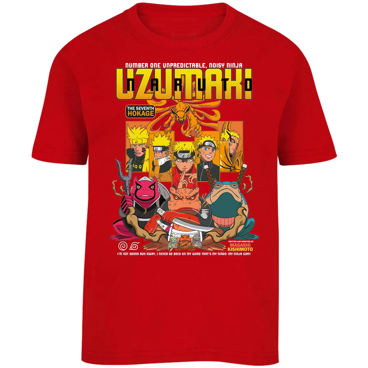 Playera Naruto Naruto Anime para Niño 7