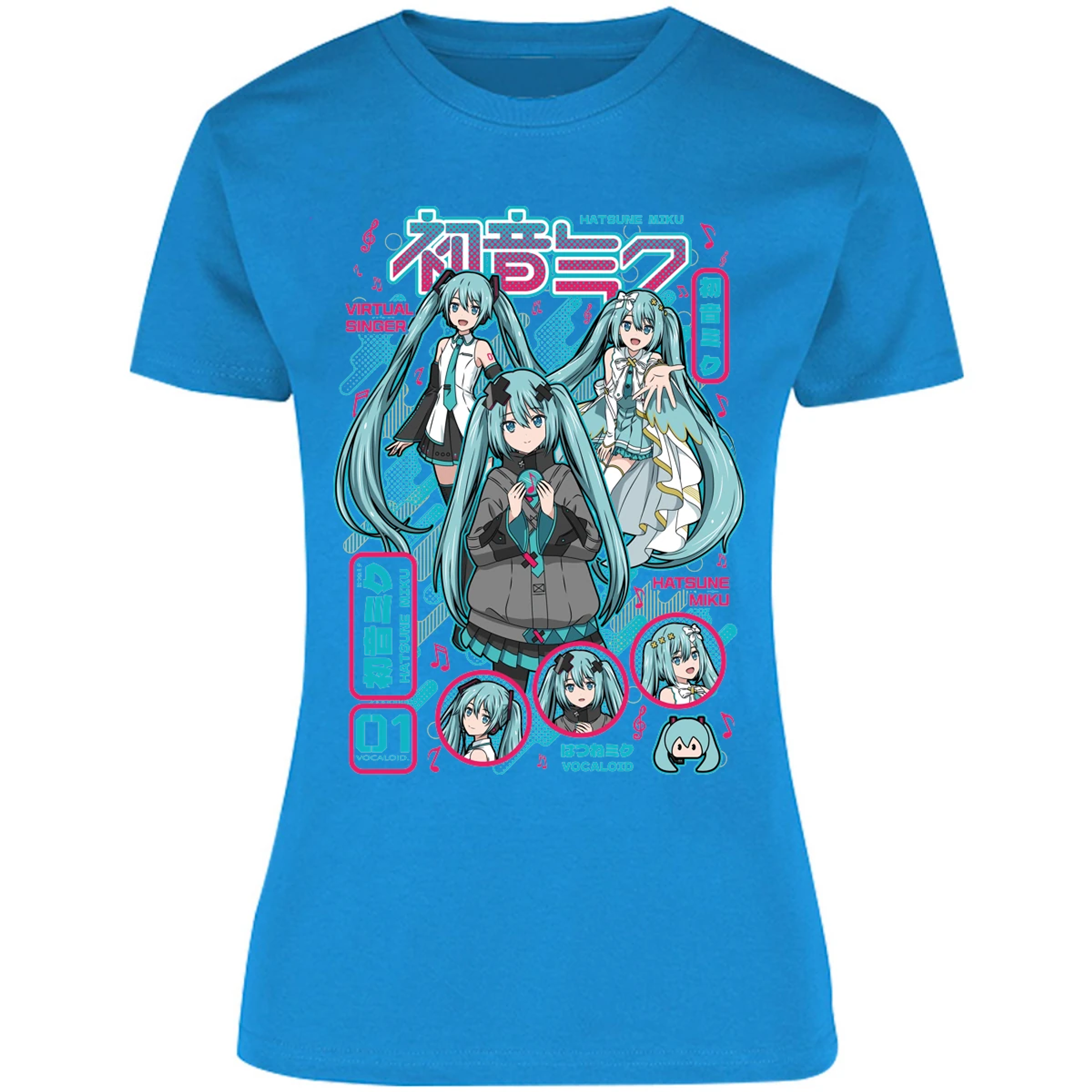 Blusa Naruto Miku Anime Blusa para Mujer 18