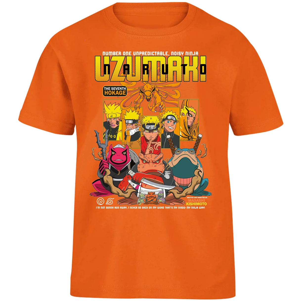 Playera Naruto Naruto Anime para Niño 9