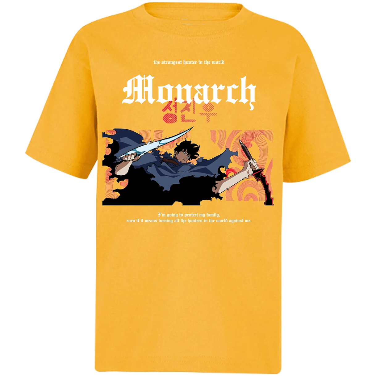 Playera Solo Leveling Jin Woo Monarch para Niño 2