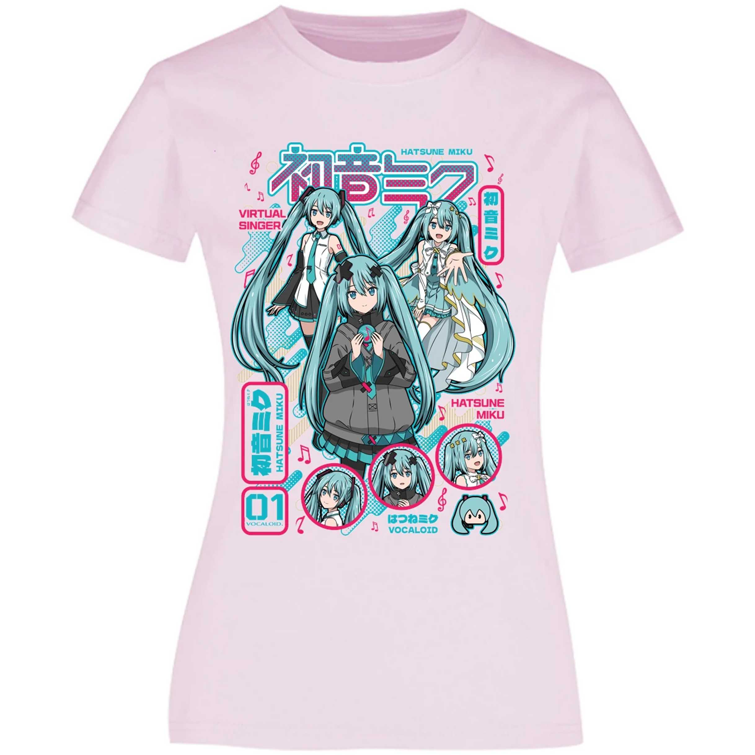 Blusa Naruto Miku Anime Blusa para Mujer 4