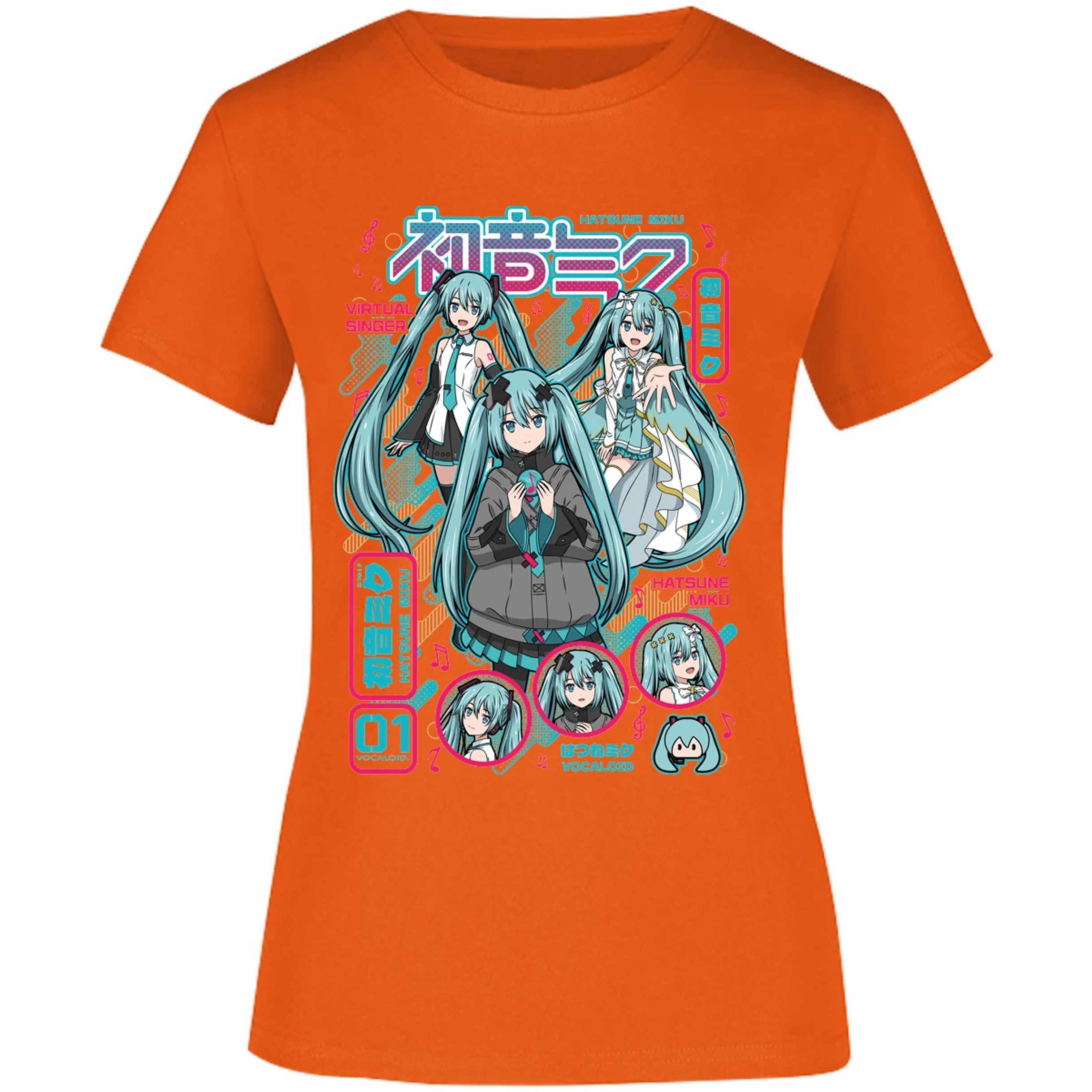 Blusa Naruto Miku Anime Blusa para Mujer 1