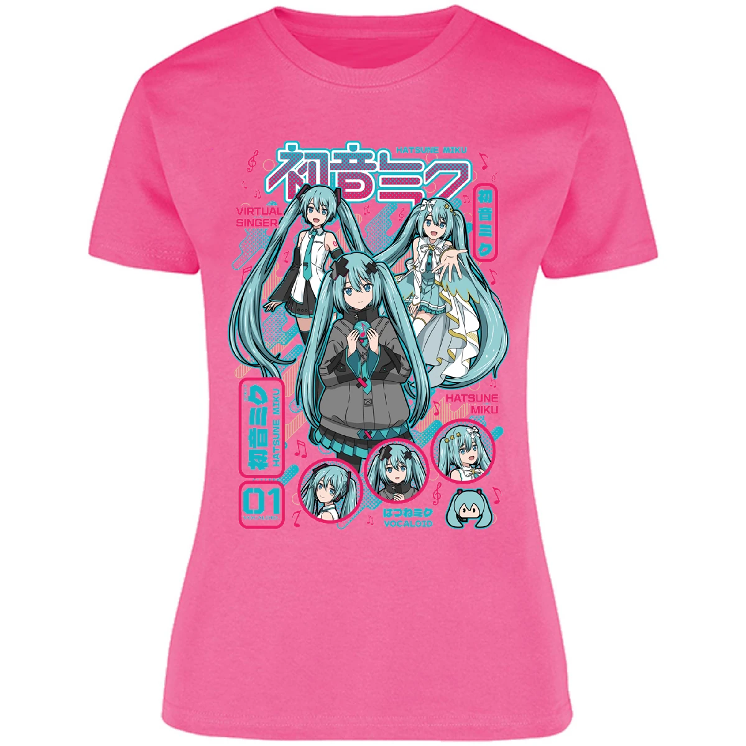 Blusa Naruto Miku Anime Blusa para Mujer 3
