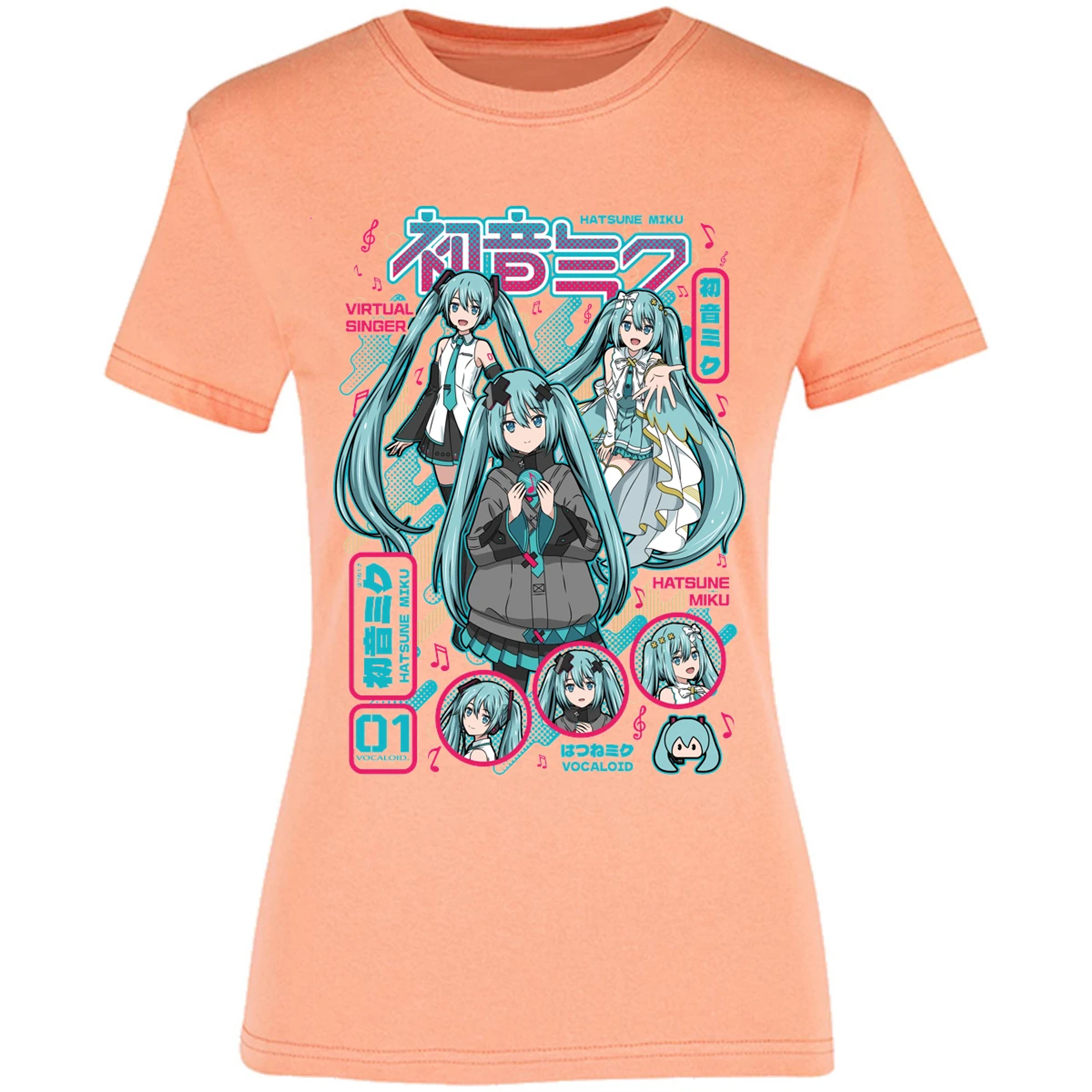Blusa Naruto Miku Anime Blusa para Mujer 13
