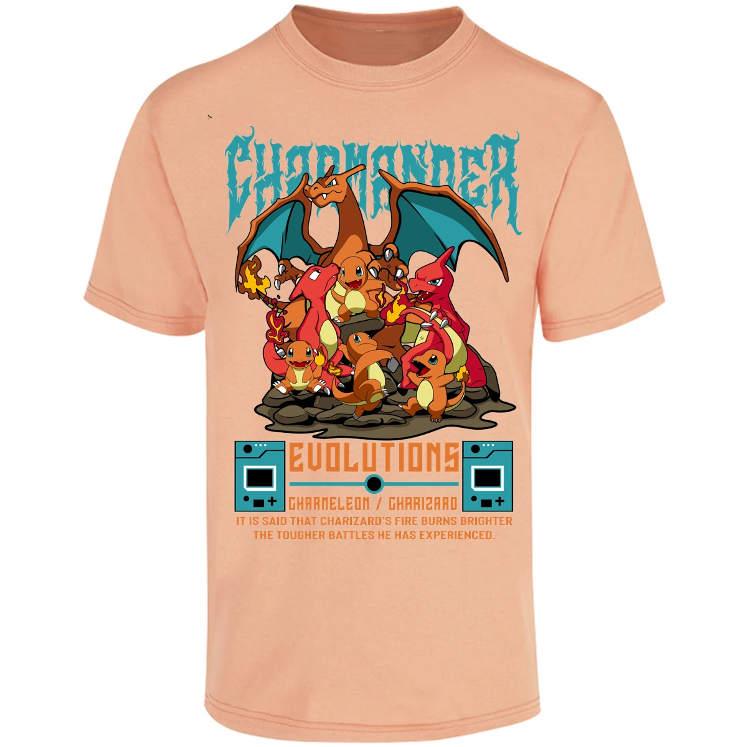 Playera Pokemon Charizard para Adulto 2