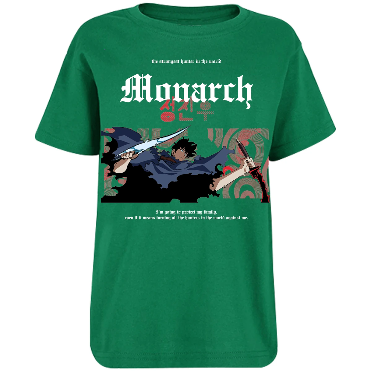 Playera Solo Leveling Jin Woo Monarch para Niño 10