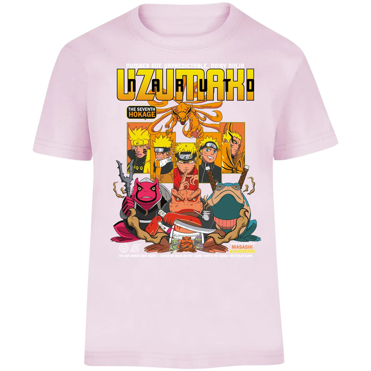 Playera Naruto Naruto Anime para Niño 15