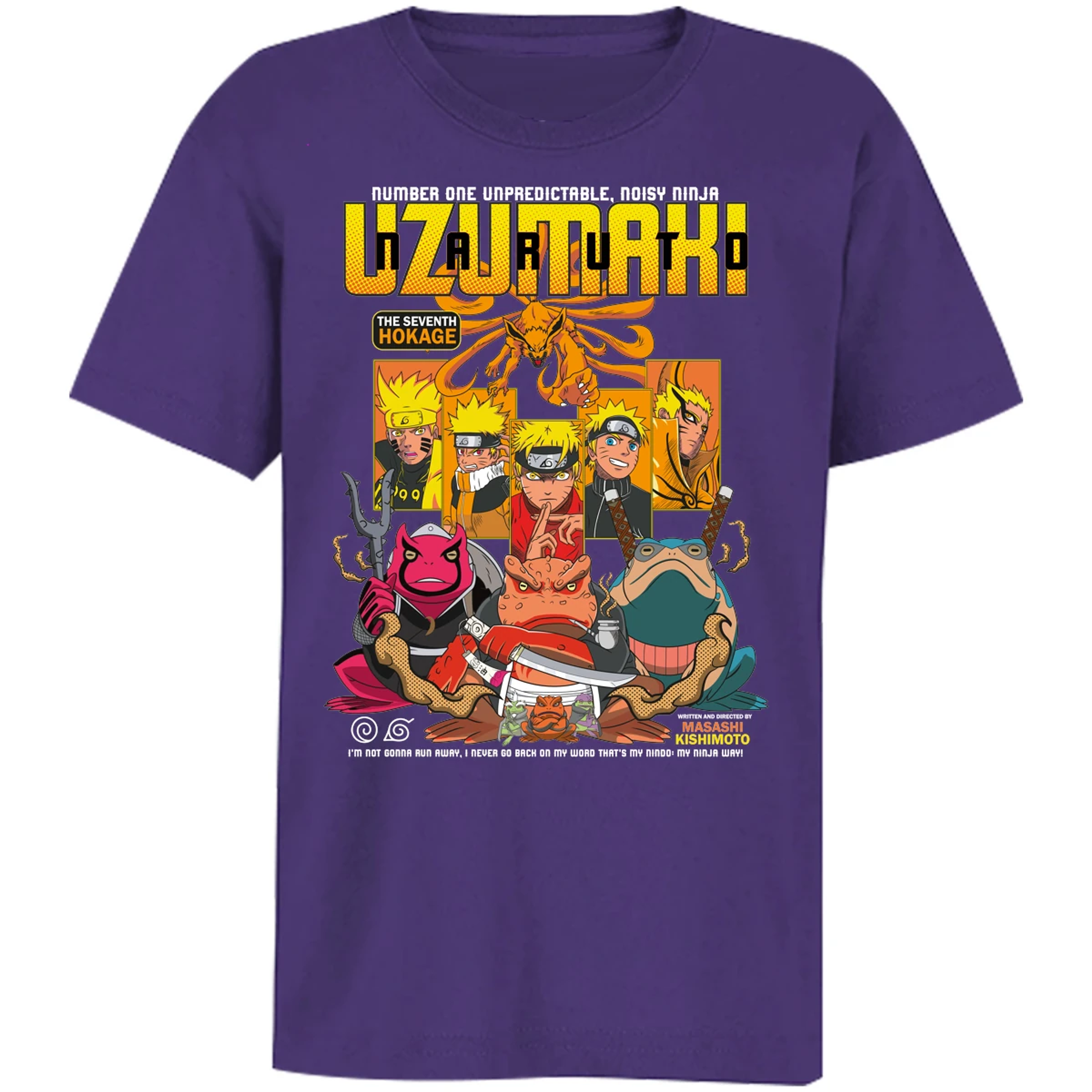 Playera Naruto Naruto Anime para Niño 16