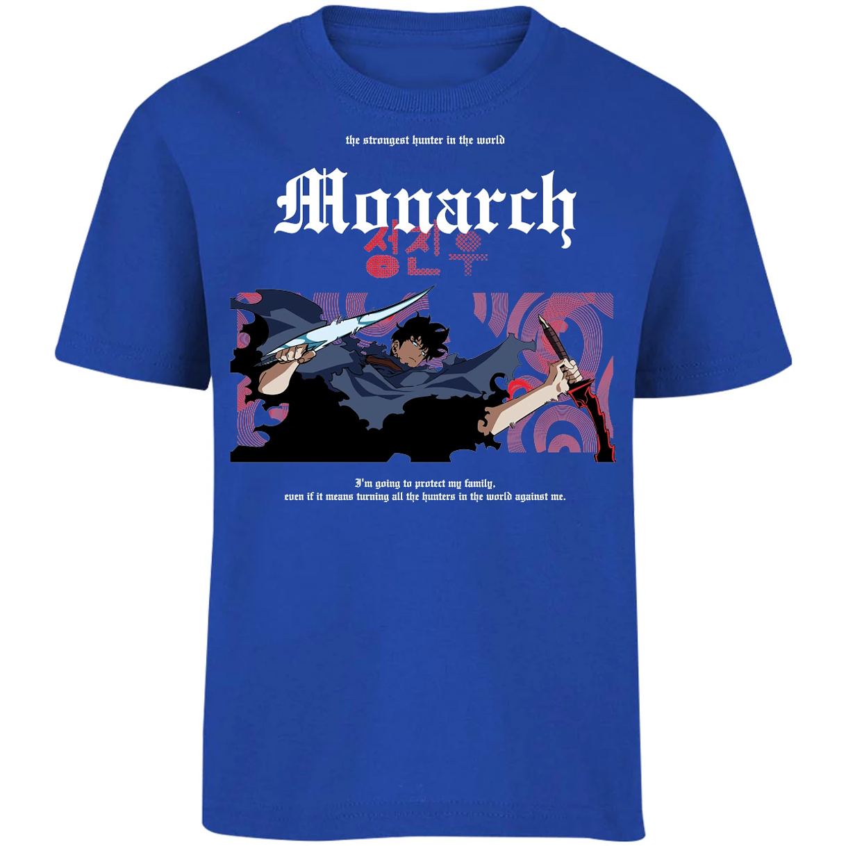 Playera Solo Leveling Jin Woo Monarch para Niño 15