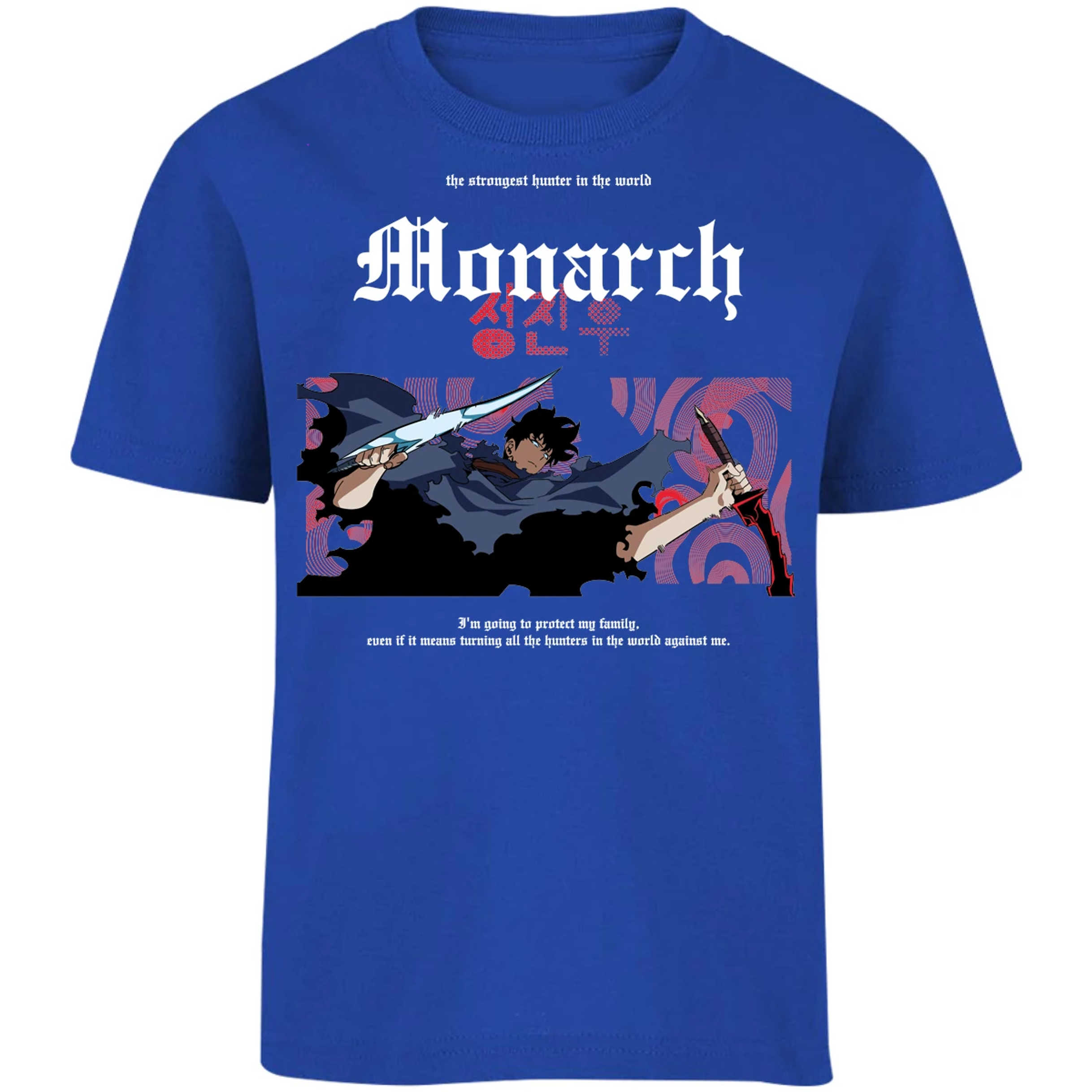 Playera Solo Leveling Jin Woo Monarch para Niño 15