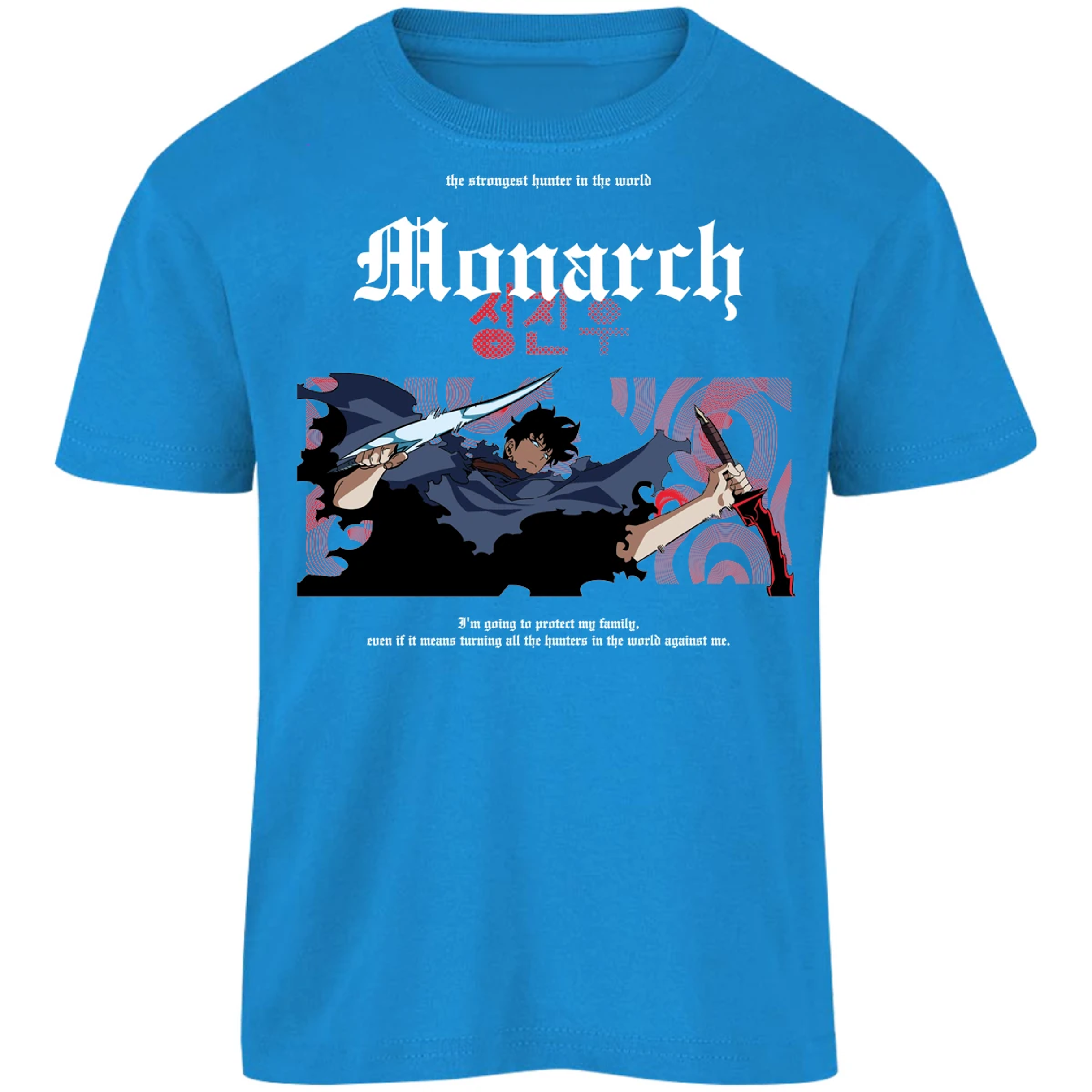 Playera Solo Leveling Jin Woo Monarch para Niño 16