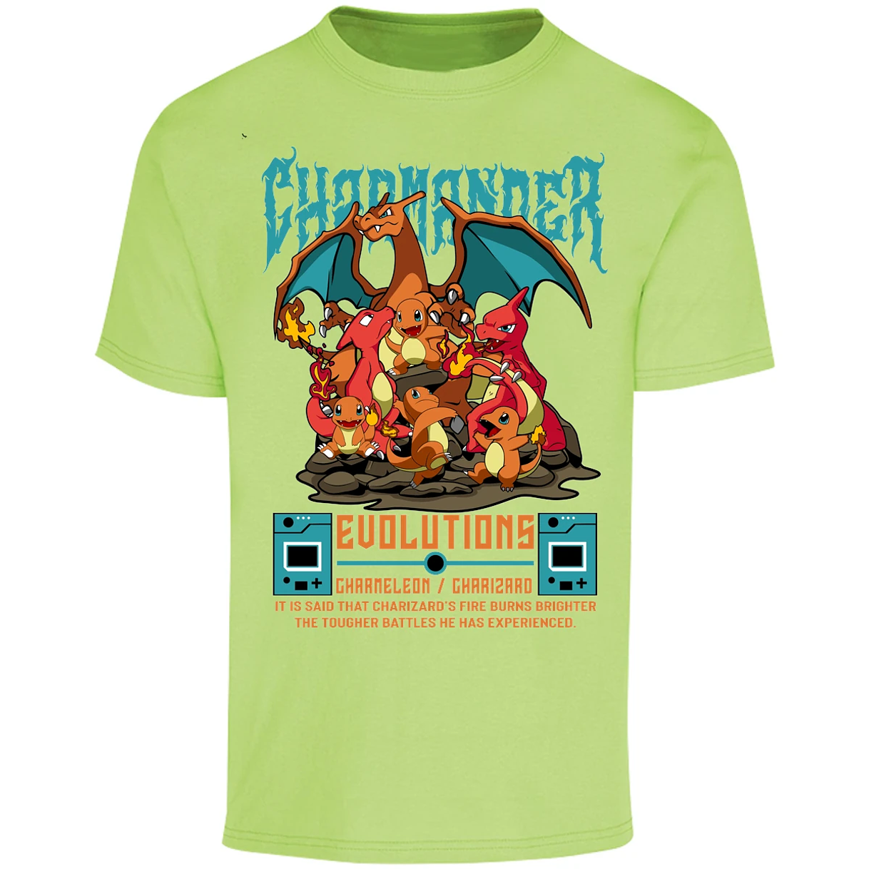 Playera Pokemon Charizard para Adulto 7