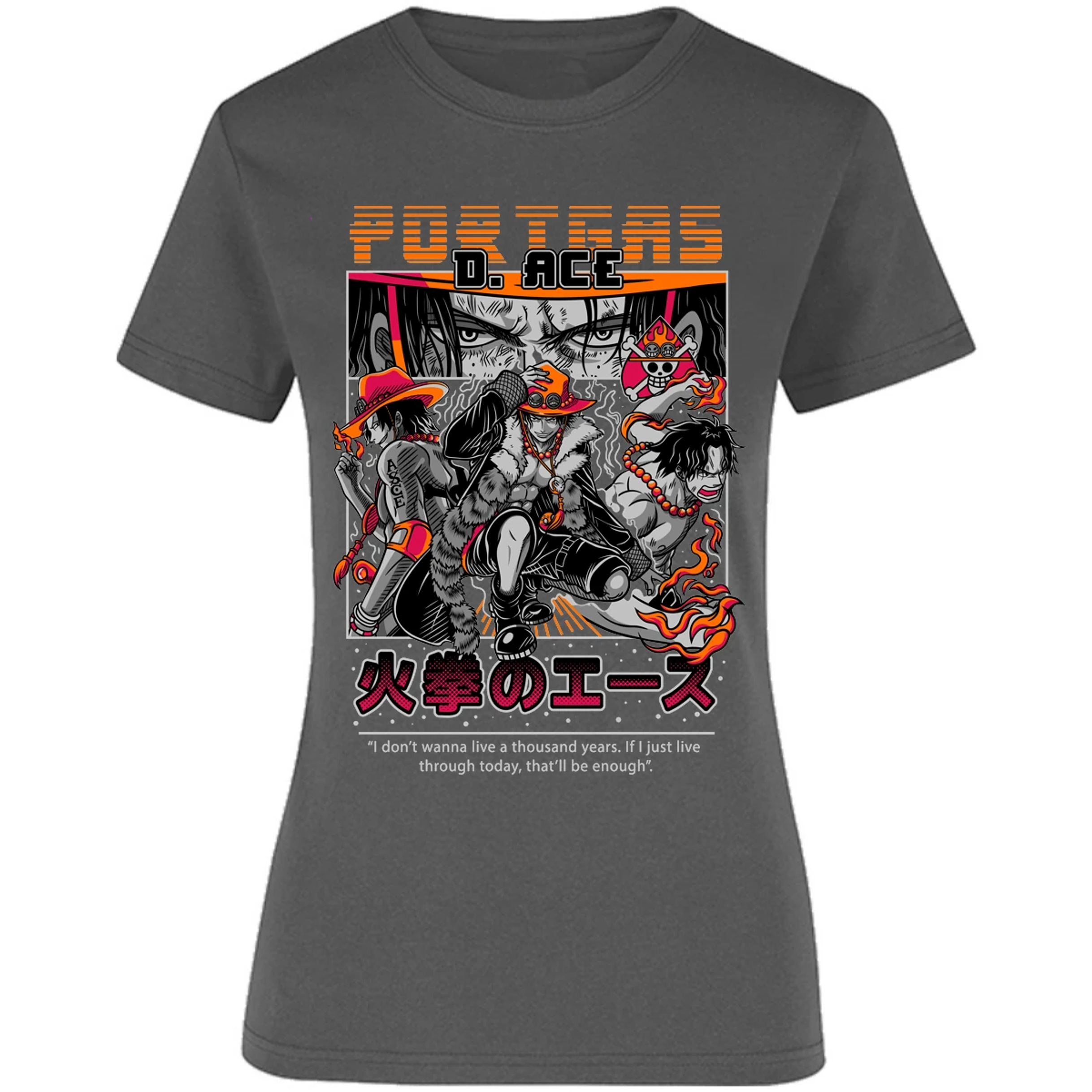 Blusa One Piece Portgas Blusa para Mujer 18