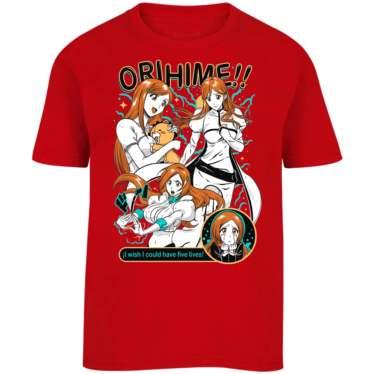 Playera Record Of Ragnarok Orihime Bleach para Niño 7