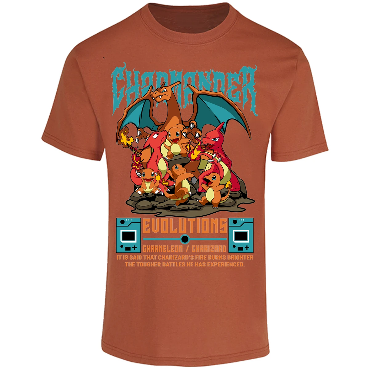 Playera Pokemon Charizard para Adulto 8
