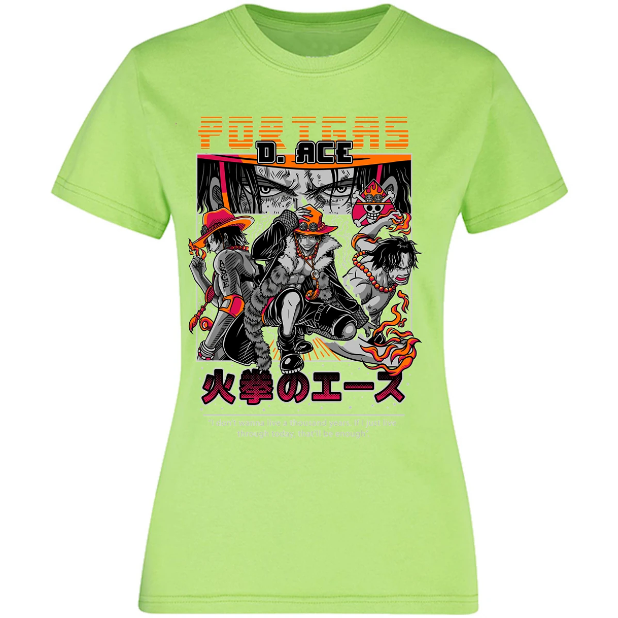 Blusa One Piece Portgas Blusa para Mujer 23