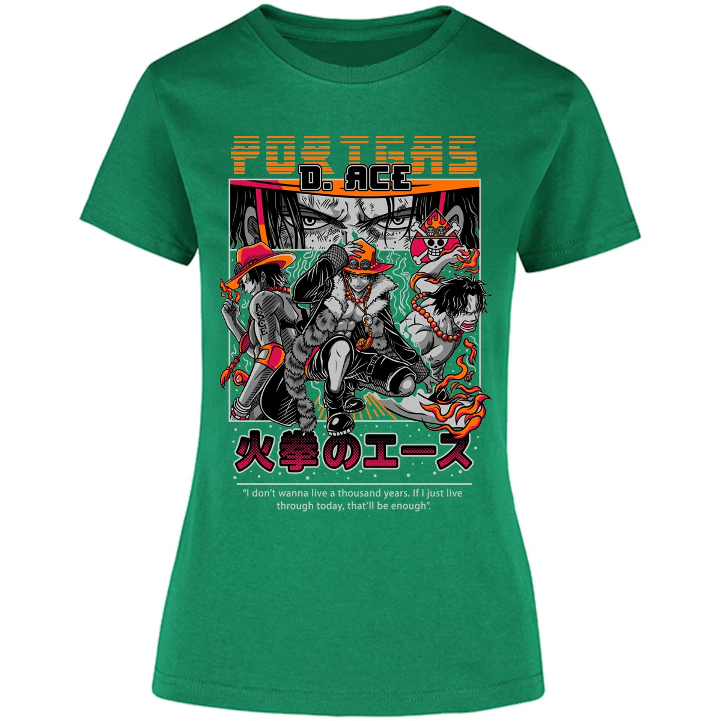 Blusa One Piece Portgas Blusa para Mujer 21