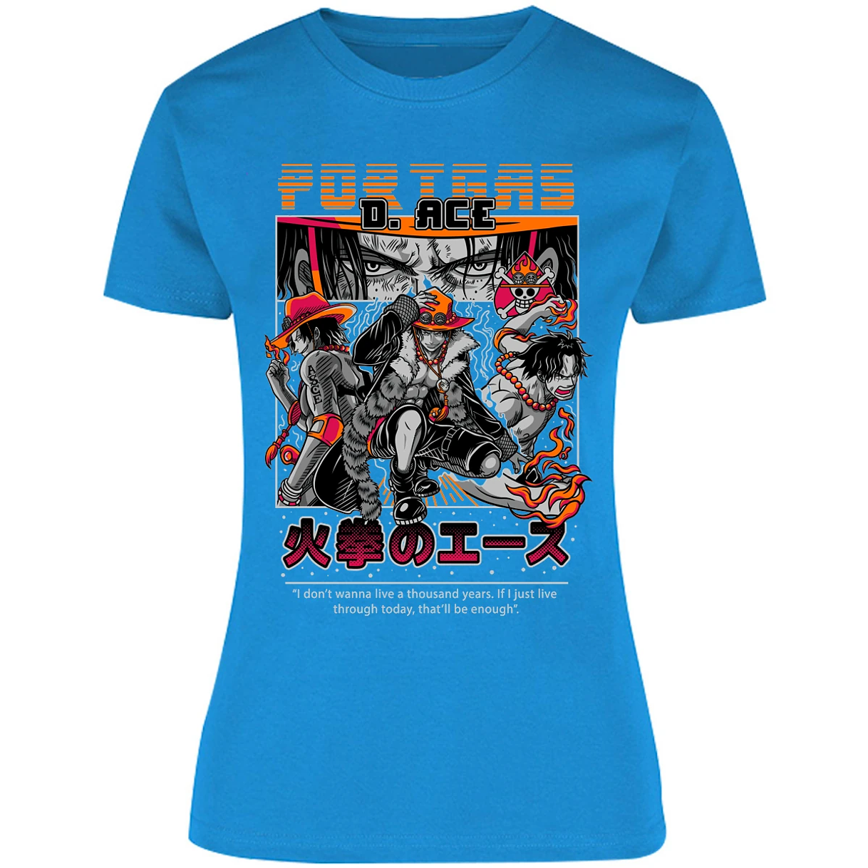 Blusa One Piece Portgas Blusa para Mujer 27