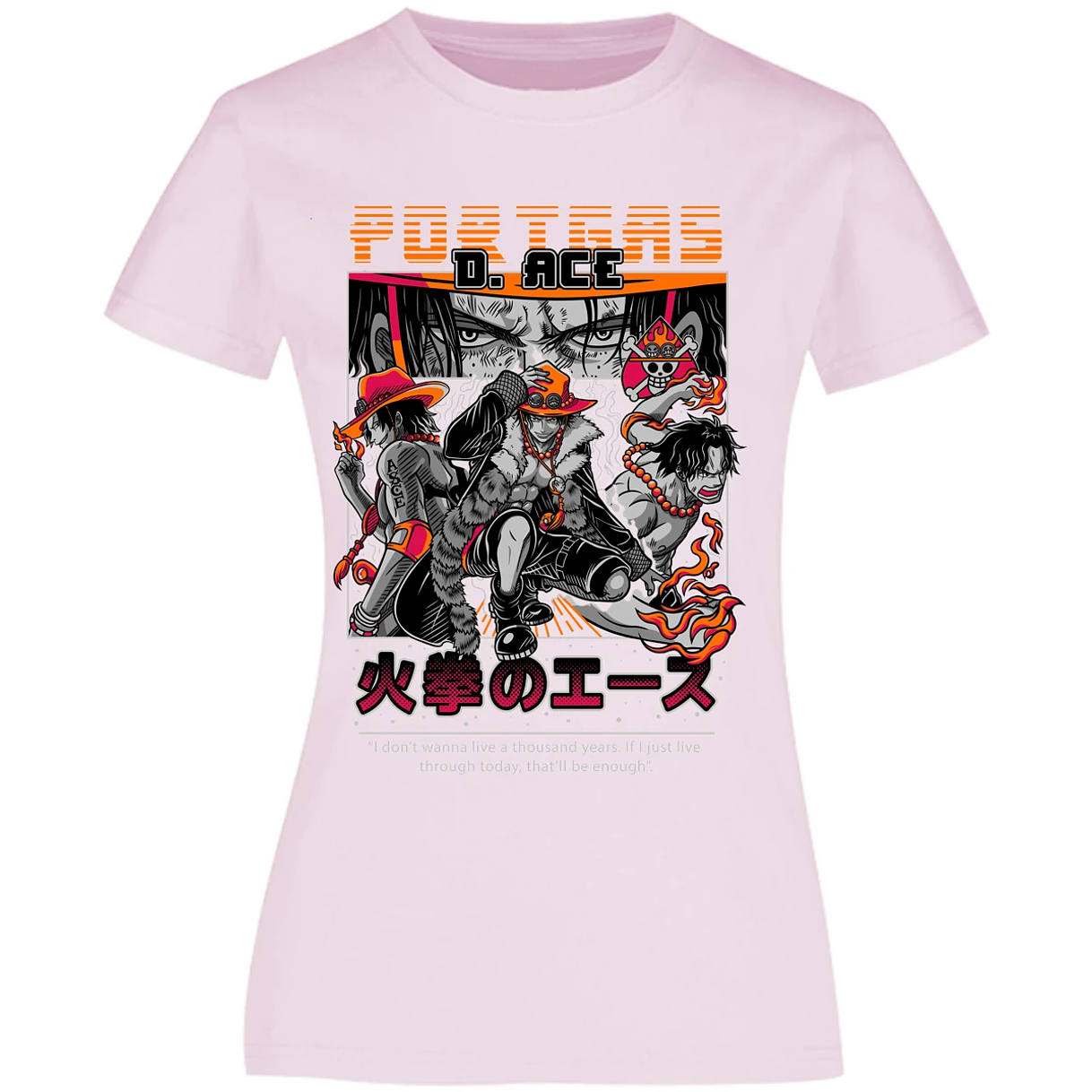 Blusa One Piece Portgas Blusa para Mujer 2