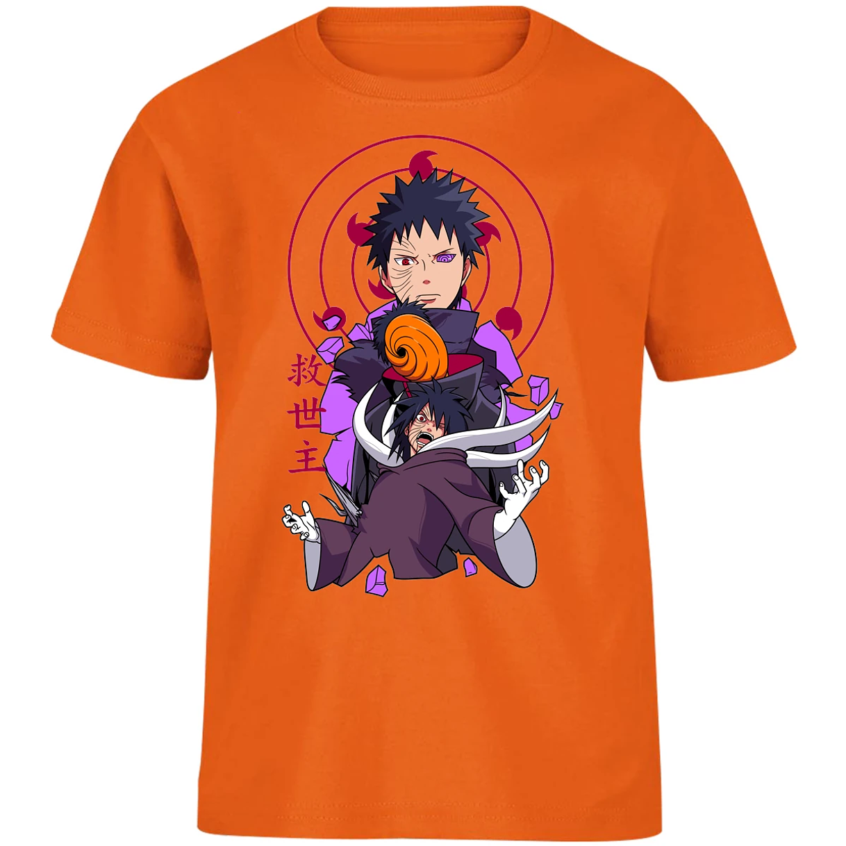 Playera Naruto Obito Anime para Niño 5
