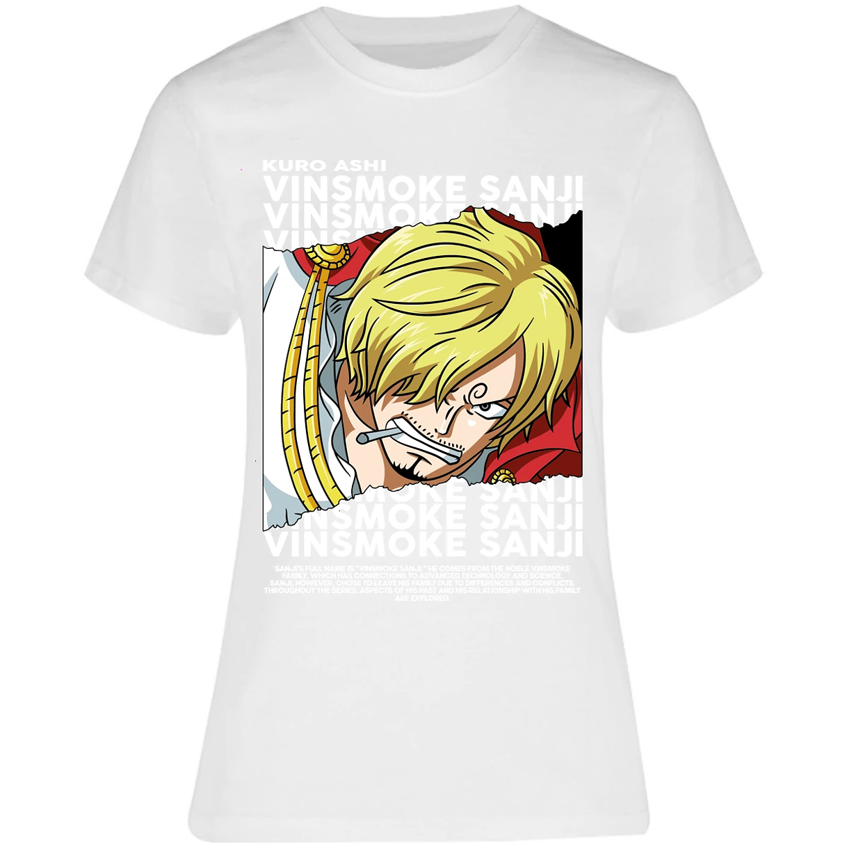 Blusa One Piece Sanji Blusa para Mujer 27