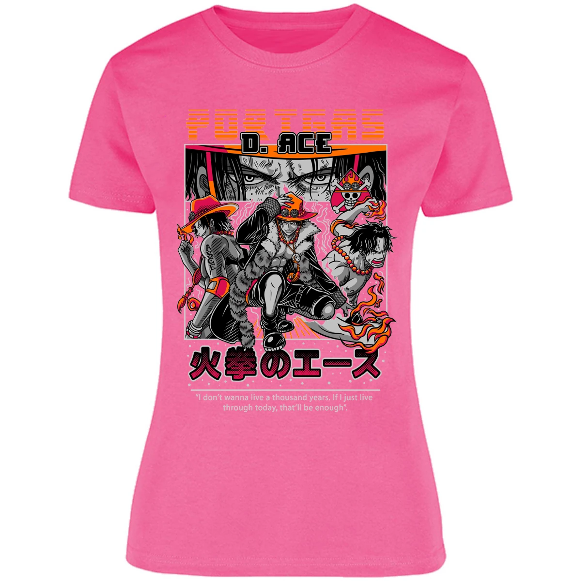 Blusa One Piece Portgas Blusa para Mujer 8