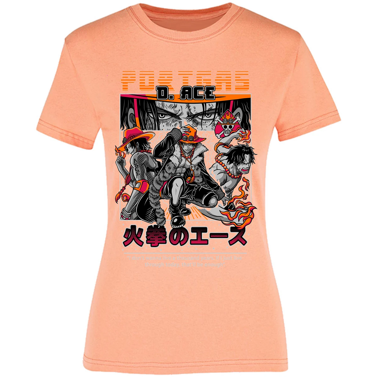 Blusa One Piece Portgas Blusa para Mujer 33