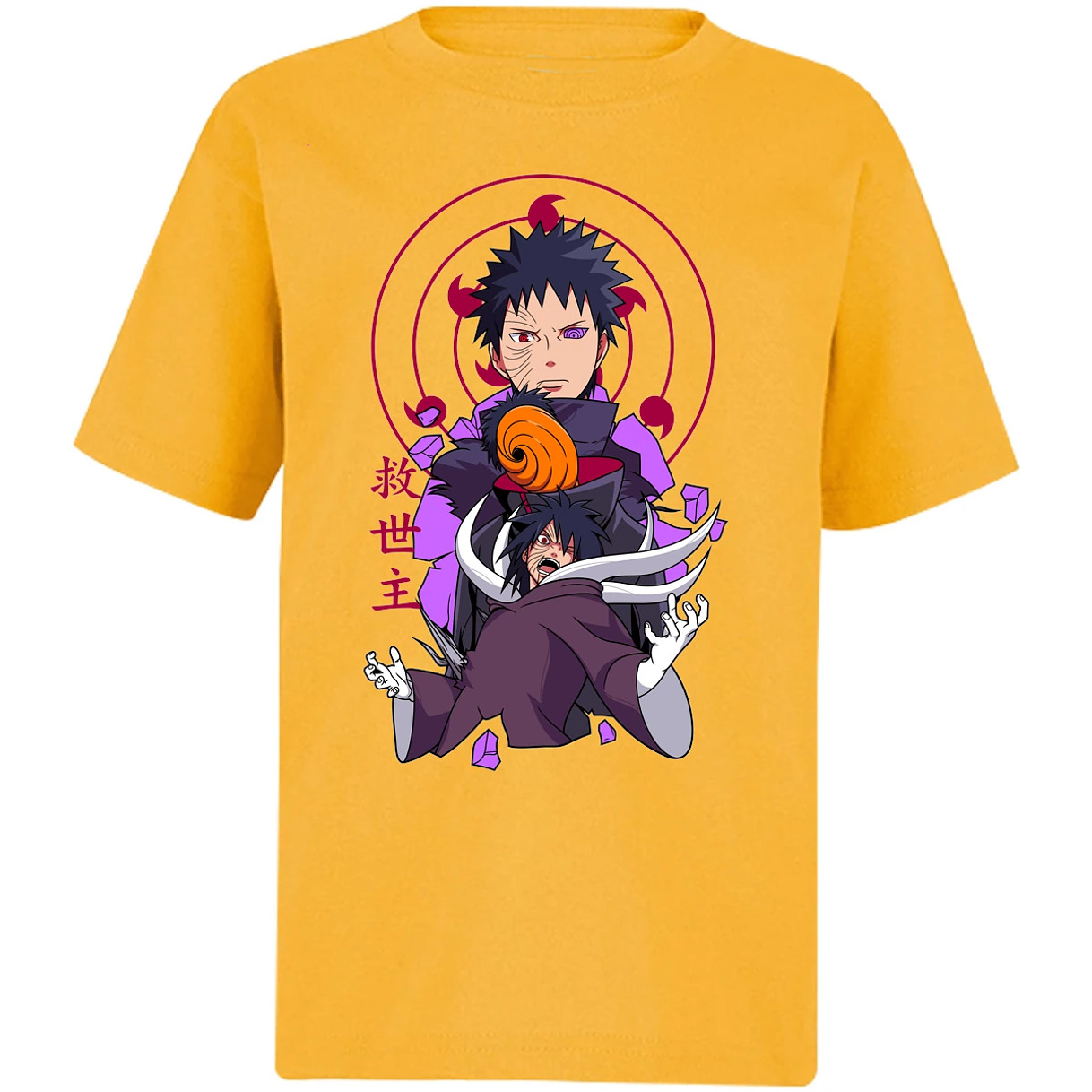 Playera Naruto Obito Anime para Niño 17