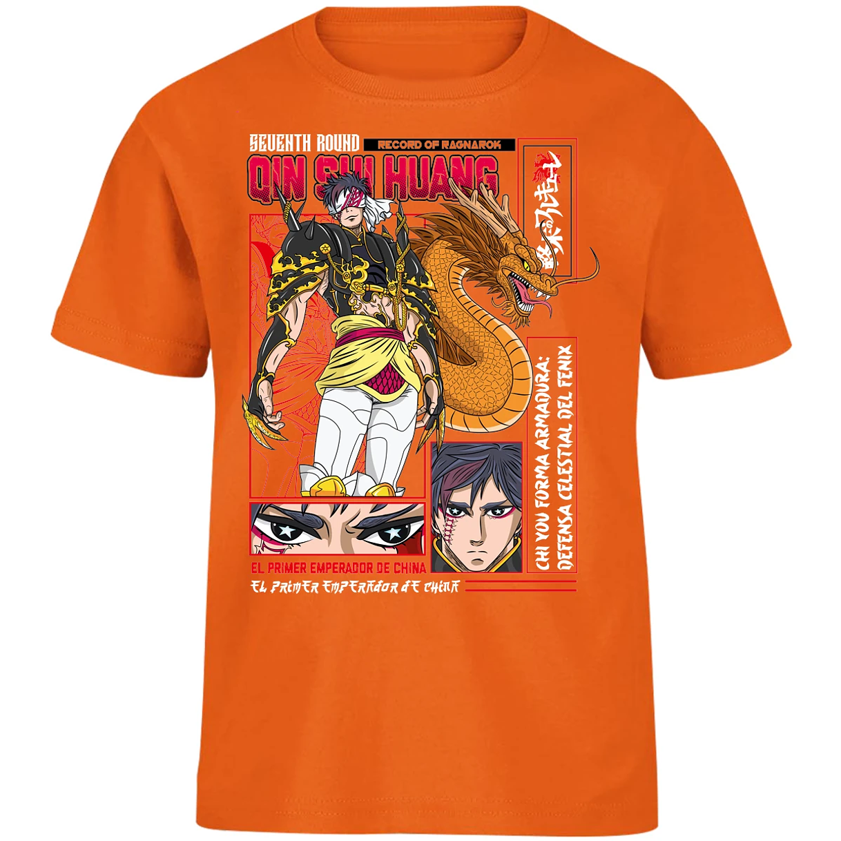 Playera Record Of Ragnarok Quin Shin Wan para Niño 15