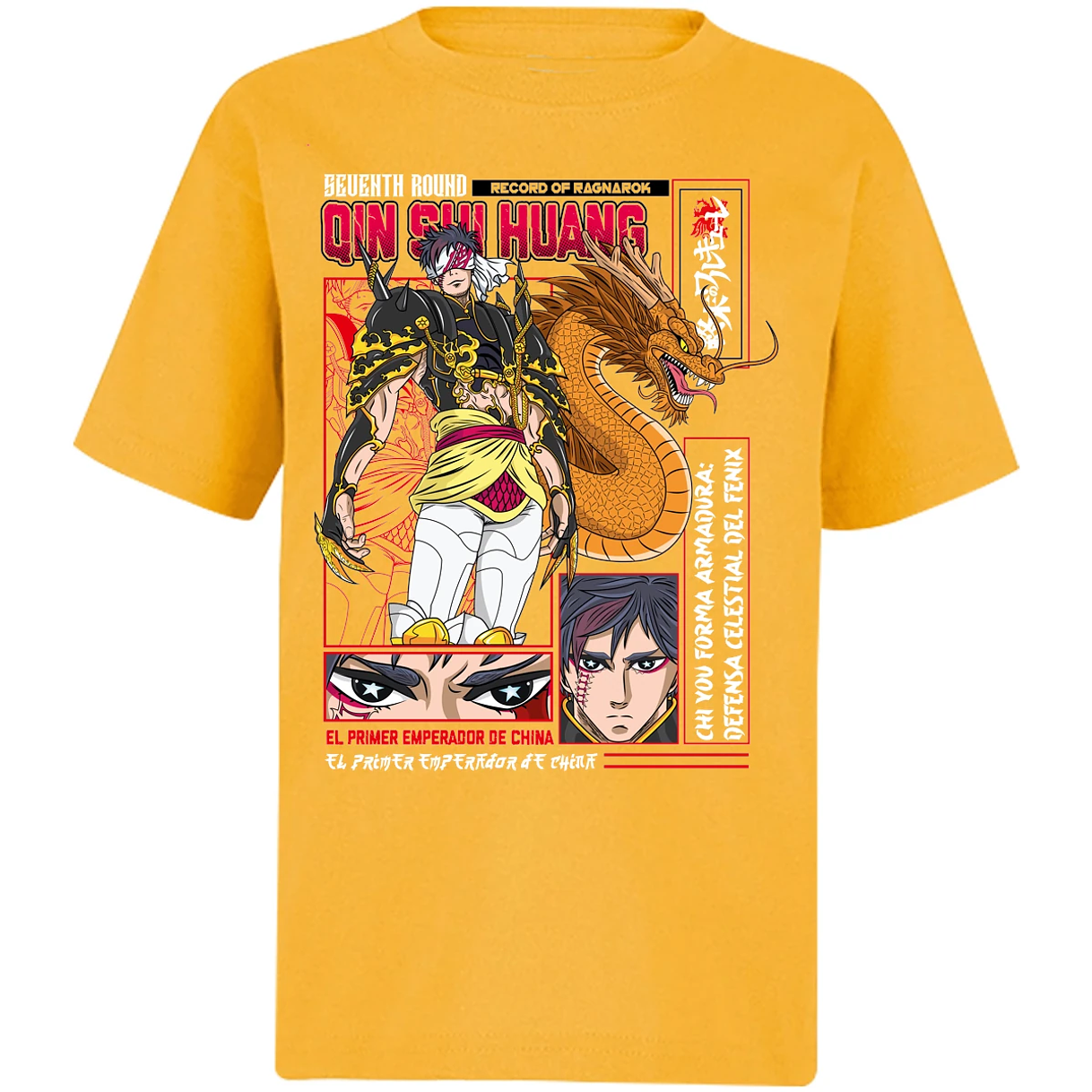 Playera Record Of Ragnarok Quin Shin Wan para Niño 6