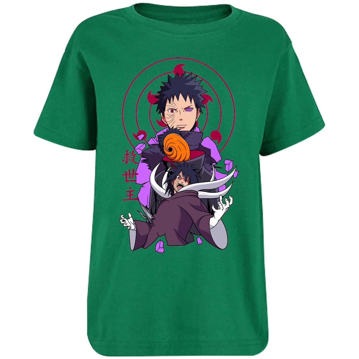 Playera Naruto Obito Anime para Niño 16