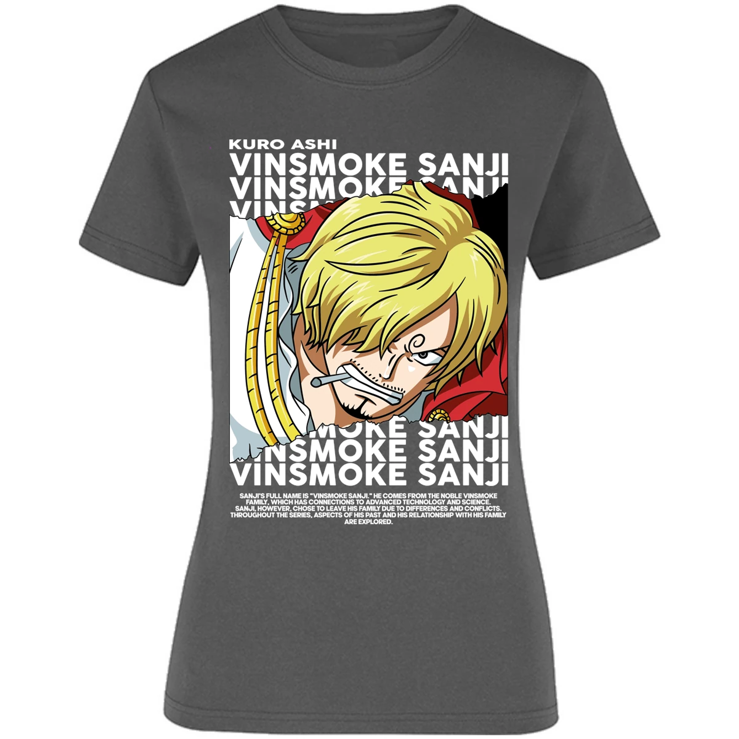 Blusa One Piece Sanji Blusa para Mujer 29