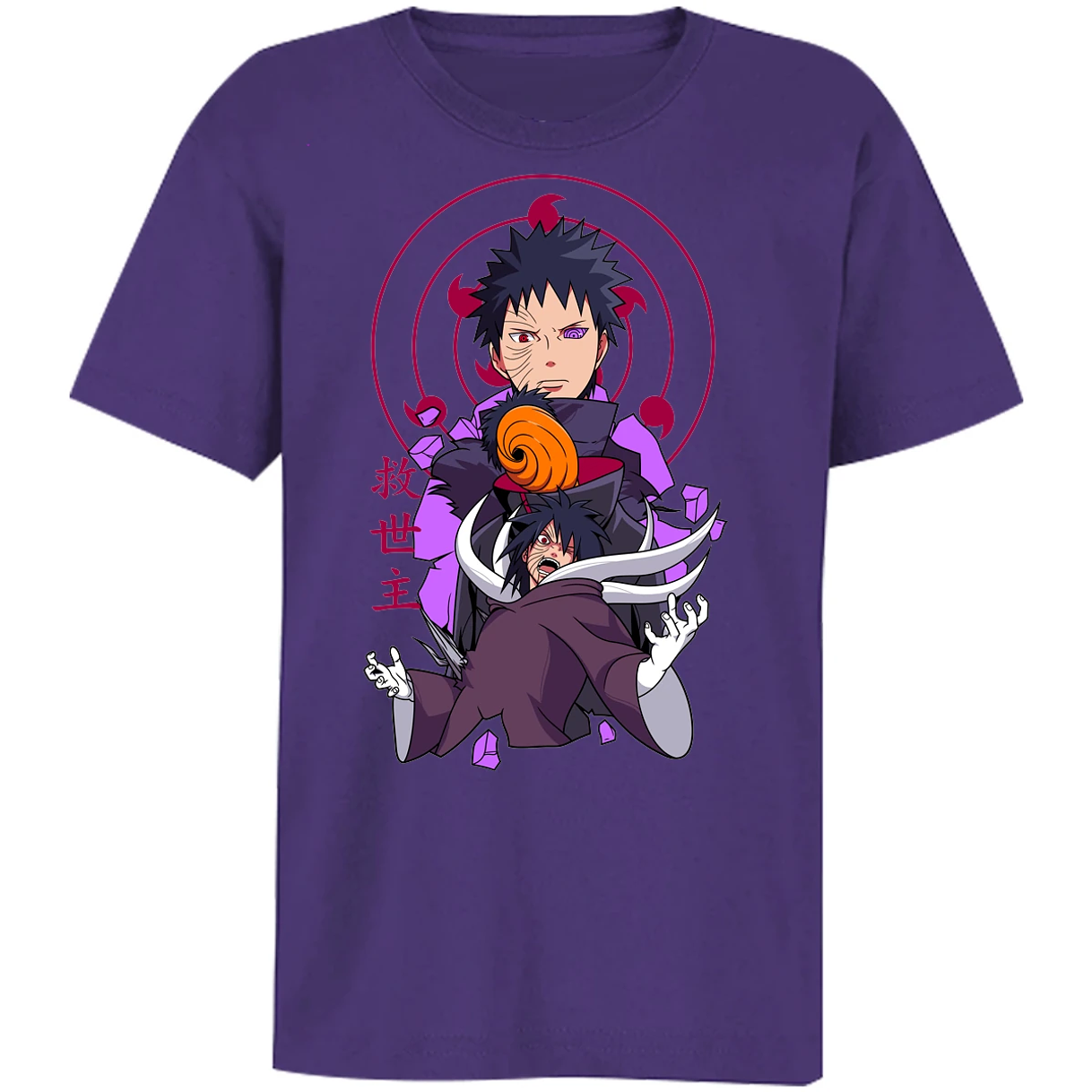 Playera Naruto Obito Anime para Niño 8