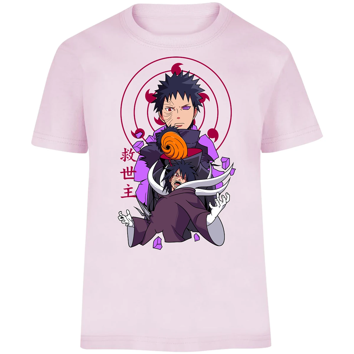 Playera Naruto Obito Anime para Niño 9