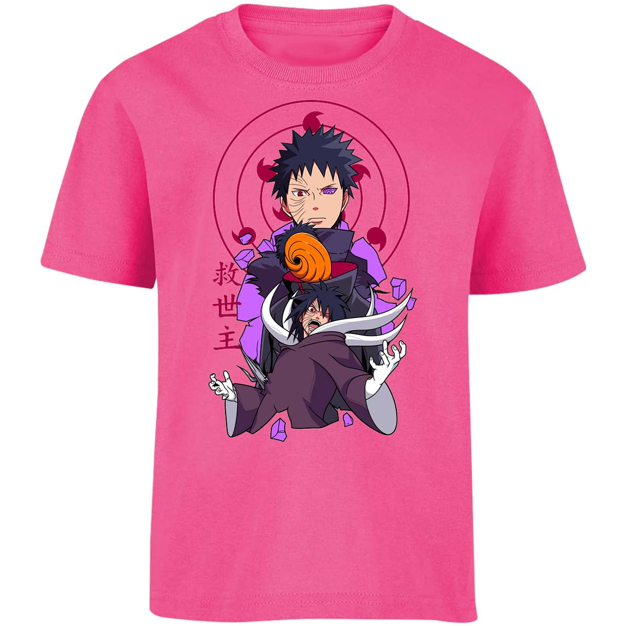 Playera Naruto Obito Anime para Niño 14
