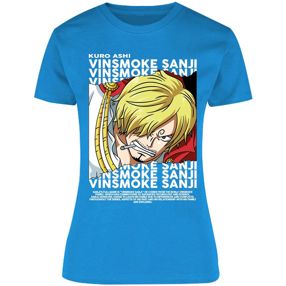 Blusa One Piece Sanji Blusa para Mujer 43