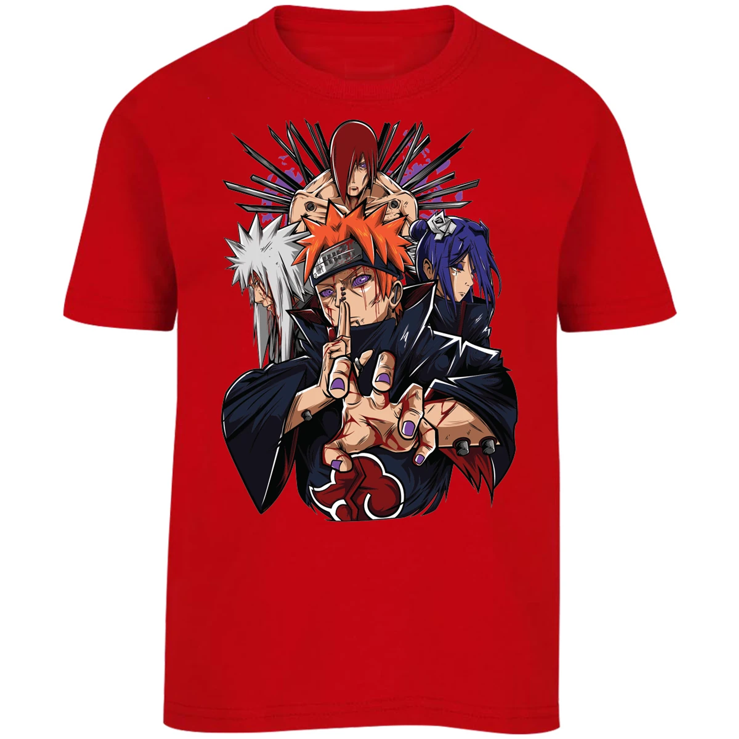 Playera Naruto Pain Anime para Niño 10