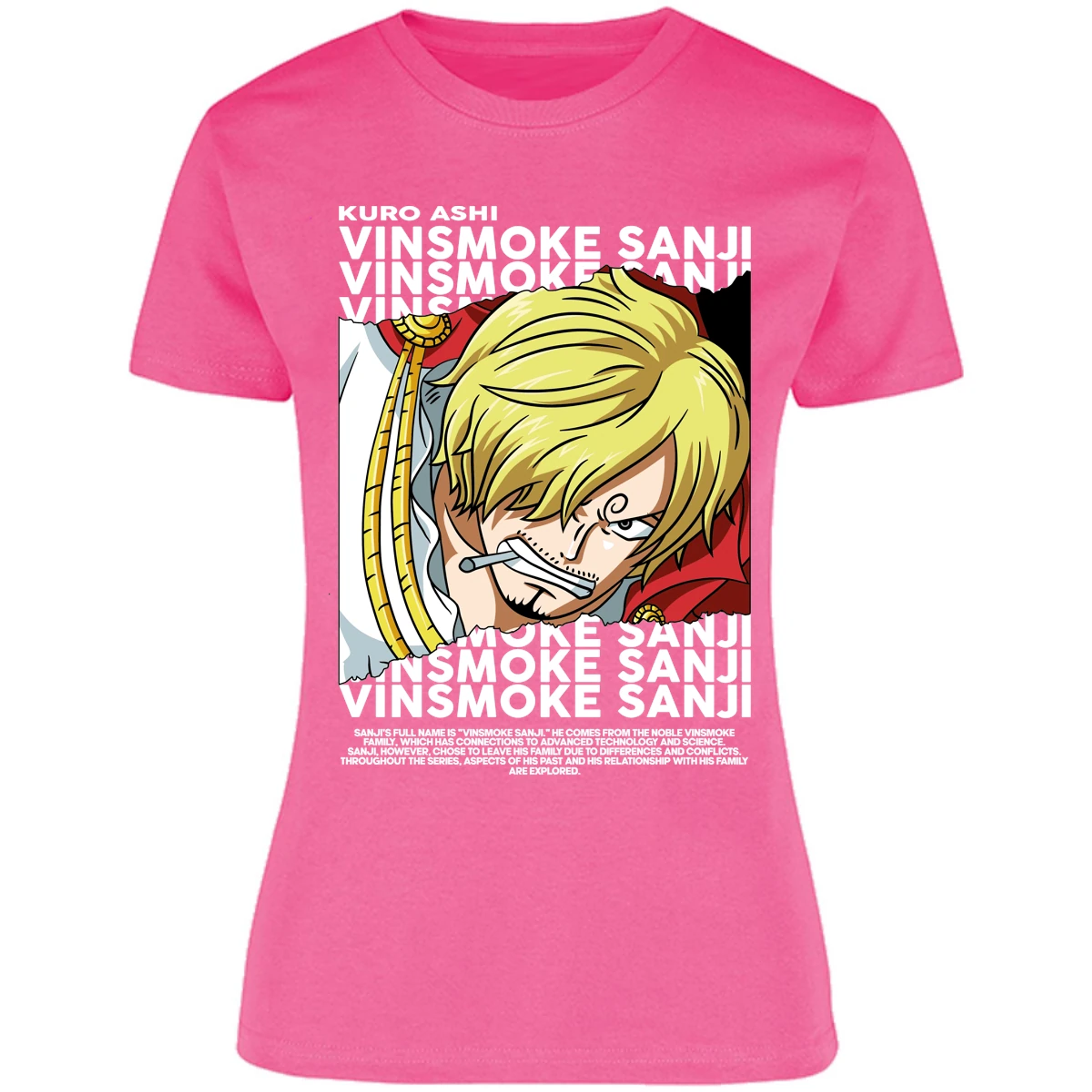 Blusa One Piece Sanji Blusa para Mujer 9