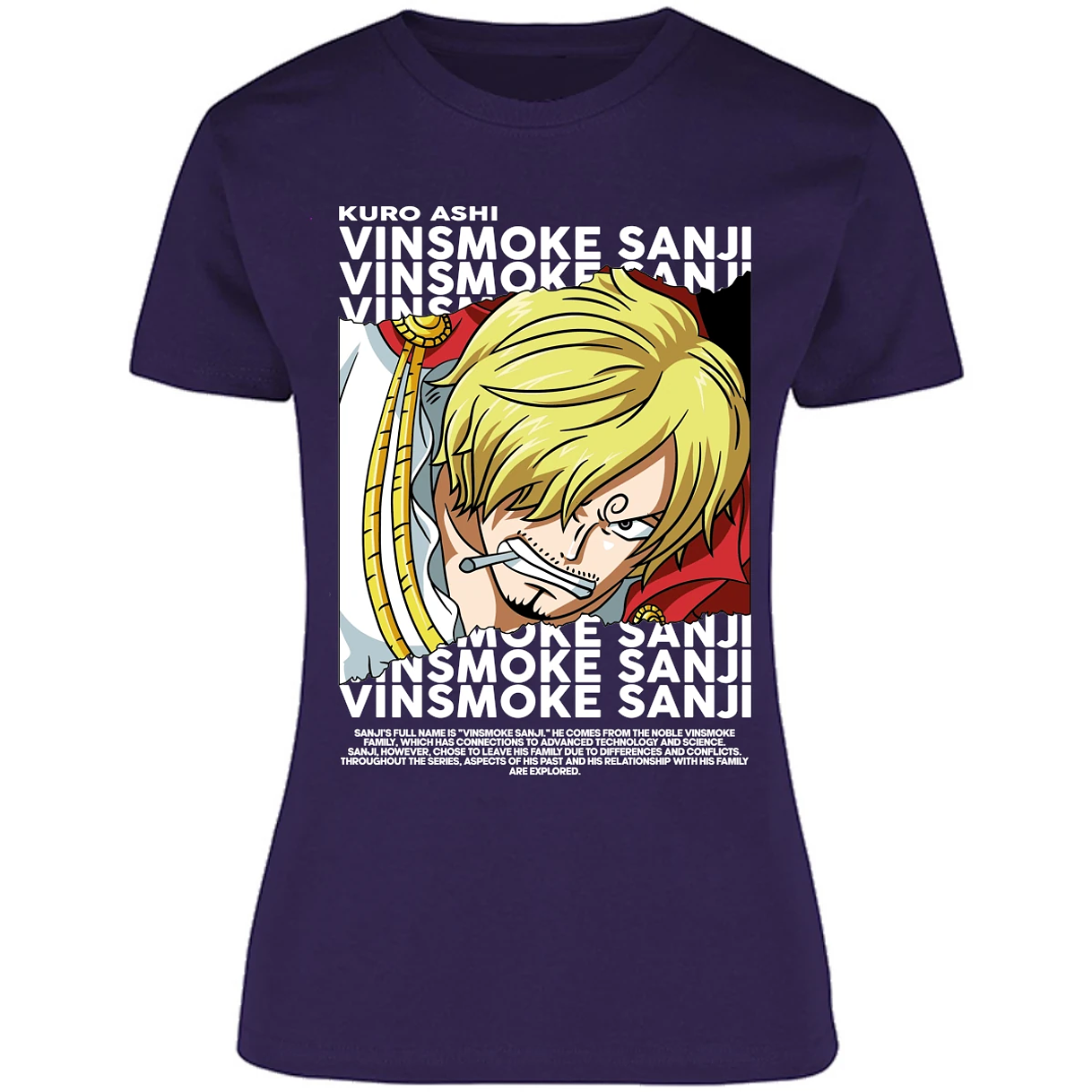 Blusa One Piece Sanji Blusa para Mujer 16