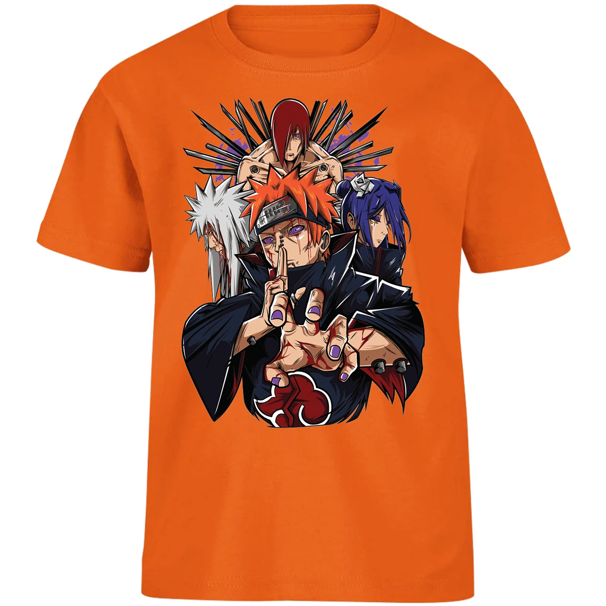 Playera Naruto Pain Anime para Niño 9