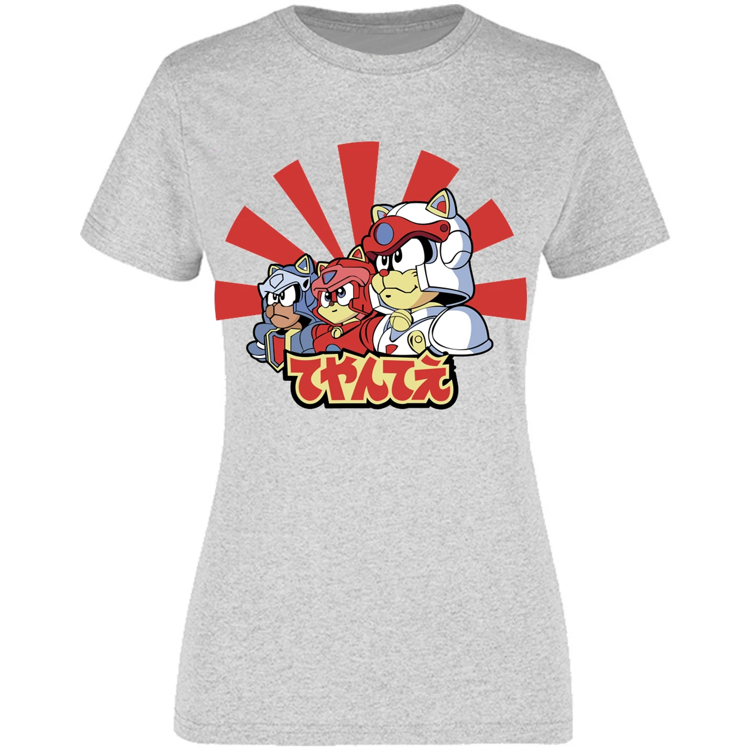Blusa Samurai Pizza Cats Gatos Samurai Blusa para Mujer 15