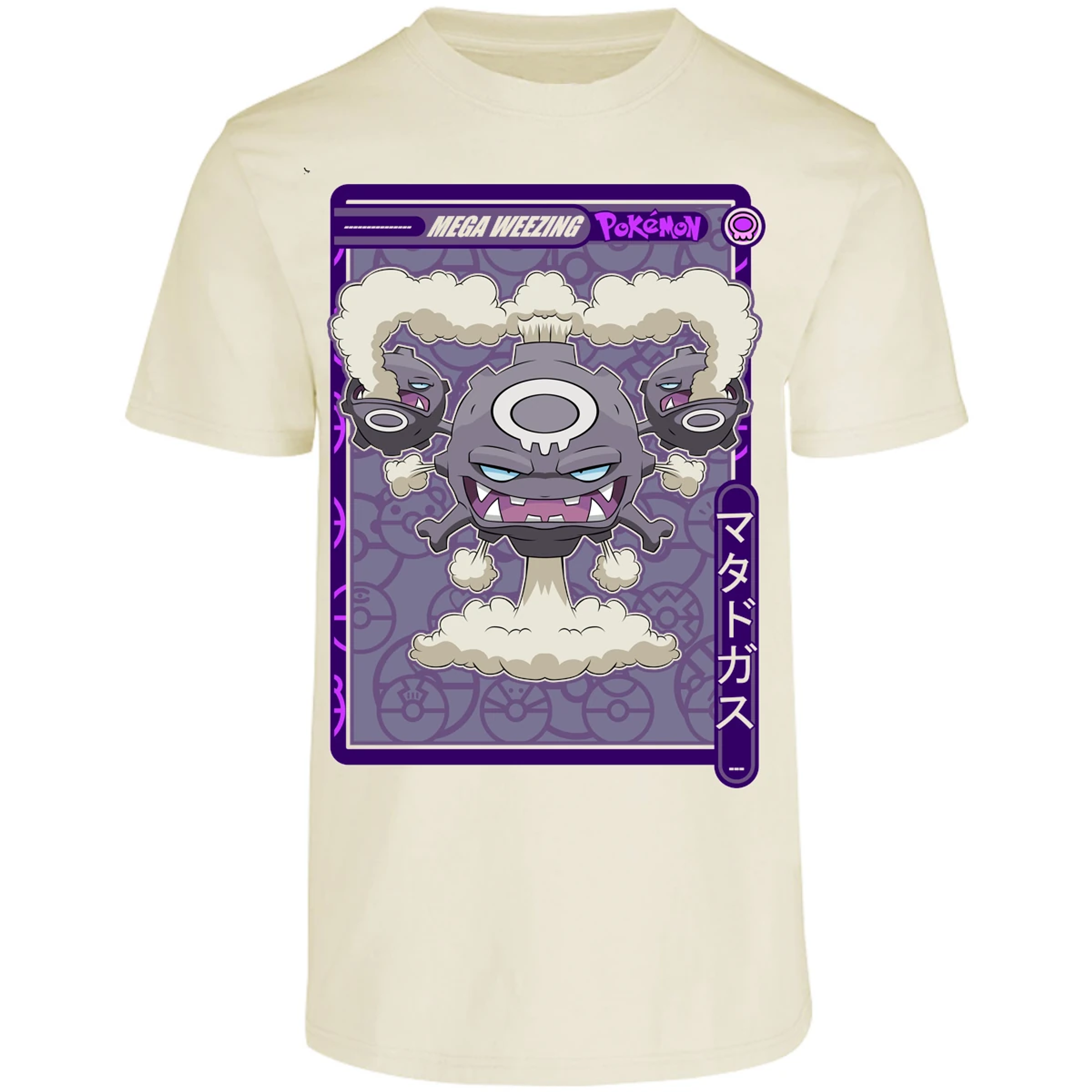 Playera Pokemon Mega Weezing Pokemon para Adulto 24