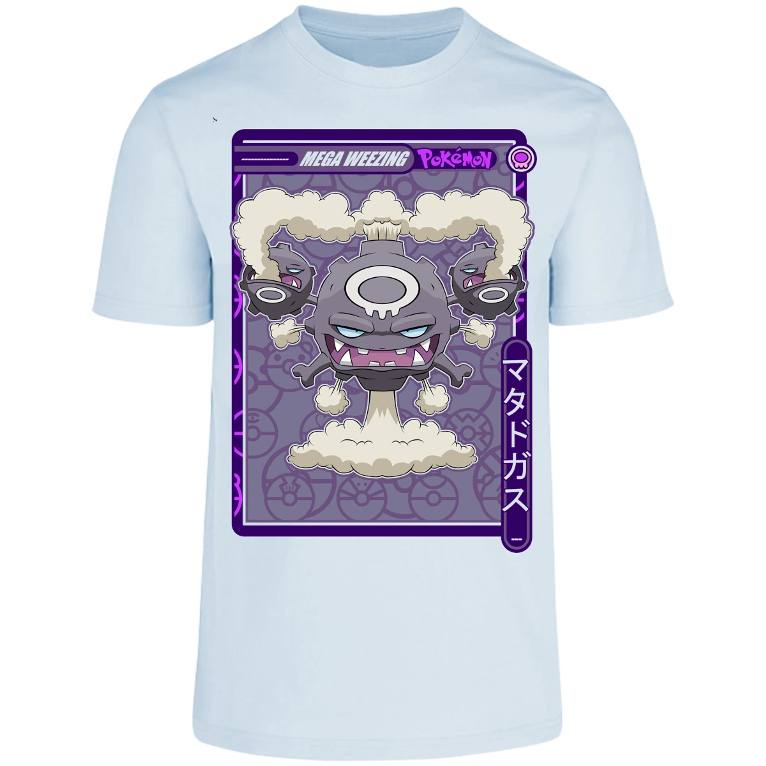 Playera Pokemon Mega Weezing Pokemon para Adulto 2