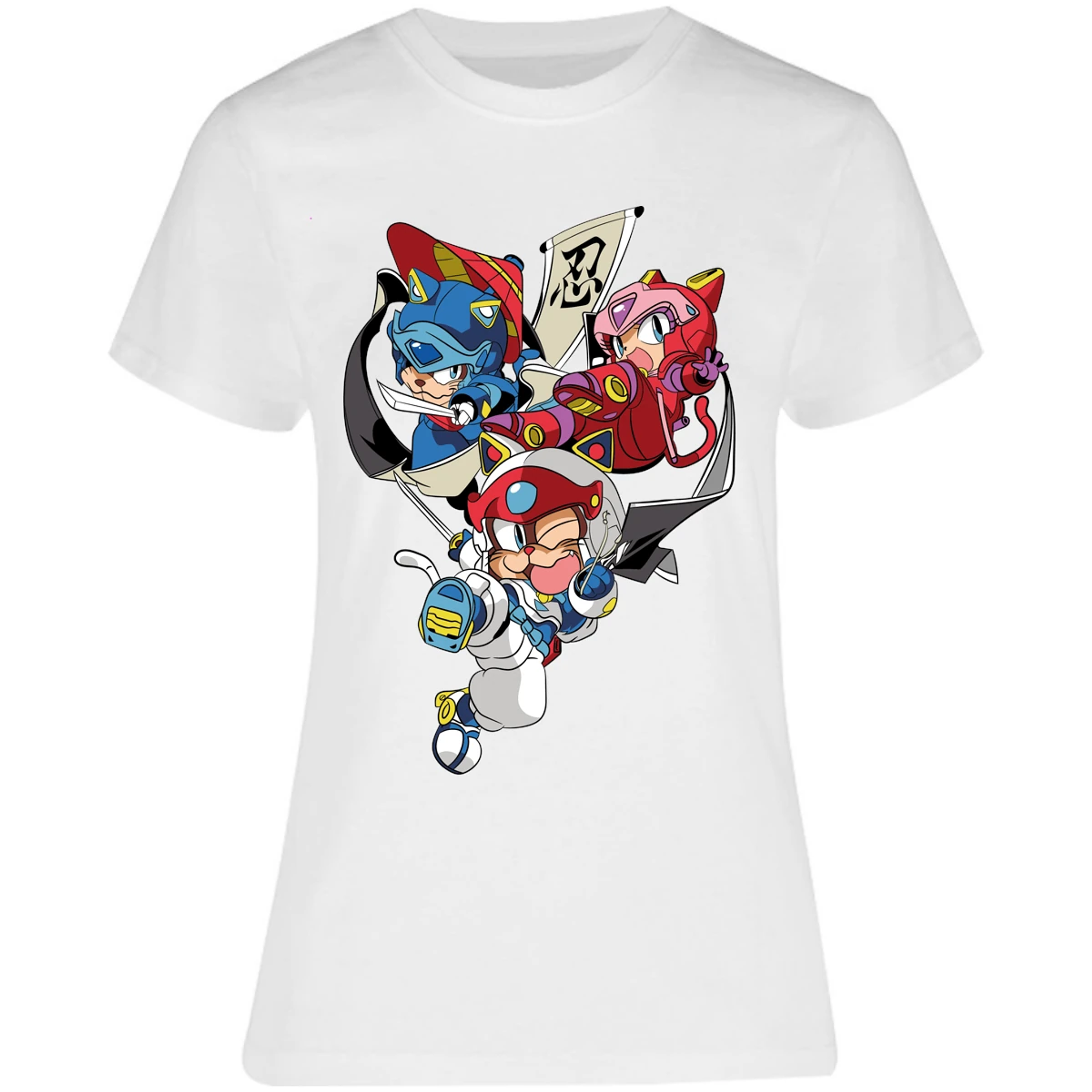 Blusa Samurai Pizza Cats Samurai Pizza Cats Blusa para Mujer 2