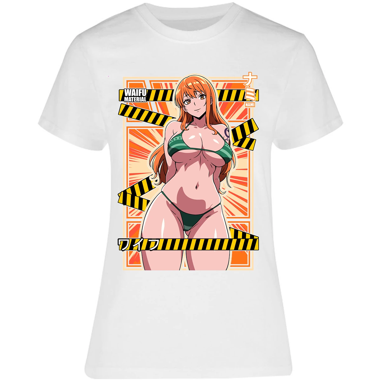 Blusa One Piece Waifu Nami Blusa para Mujer 20